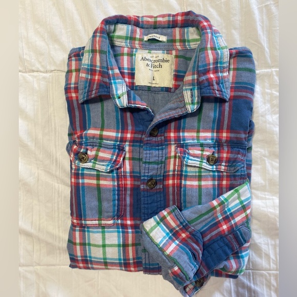 Abercrombie button up flannel - Picture 3 of 7